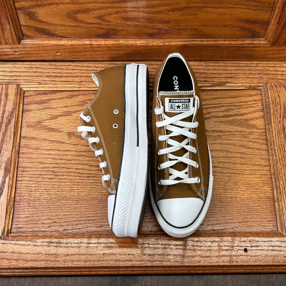 Converse‎ CTAS Lift Ox Brindle Brown White Black Shoes